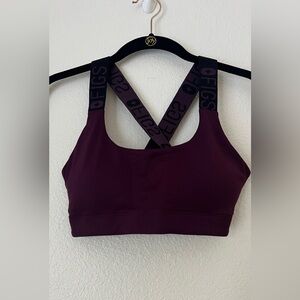 FIGS Cassis Cross Back Sports Bra XS Logo Strap Athletic
